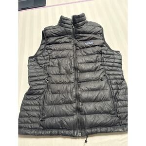 Patagonia Down Sweater Vest Black Women’s [Size] Full Zip Puffer Packable